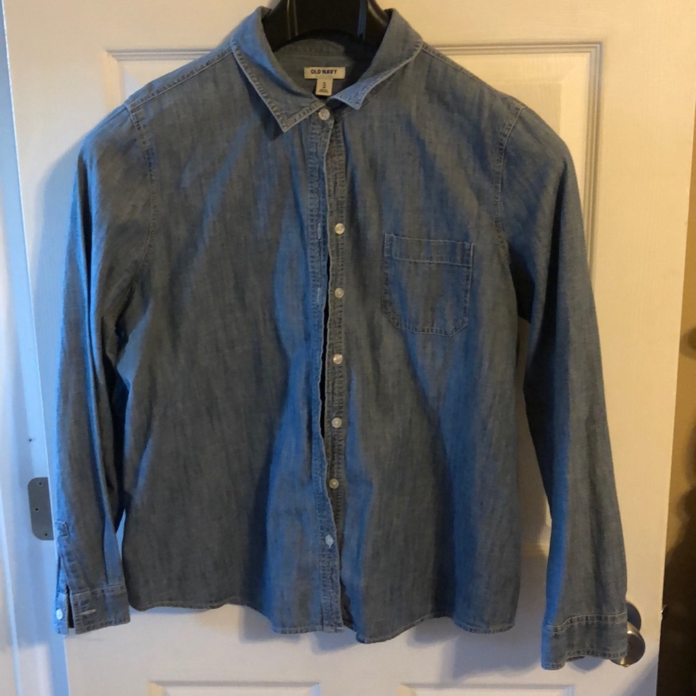 Chambray button up shirt